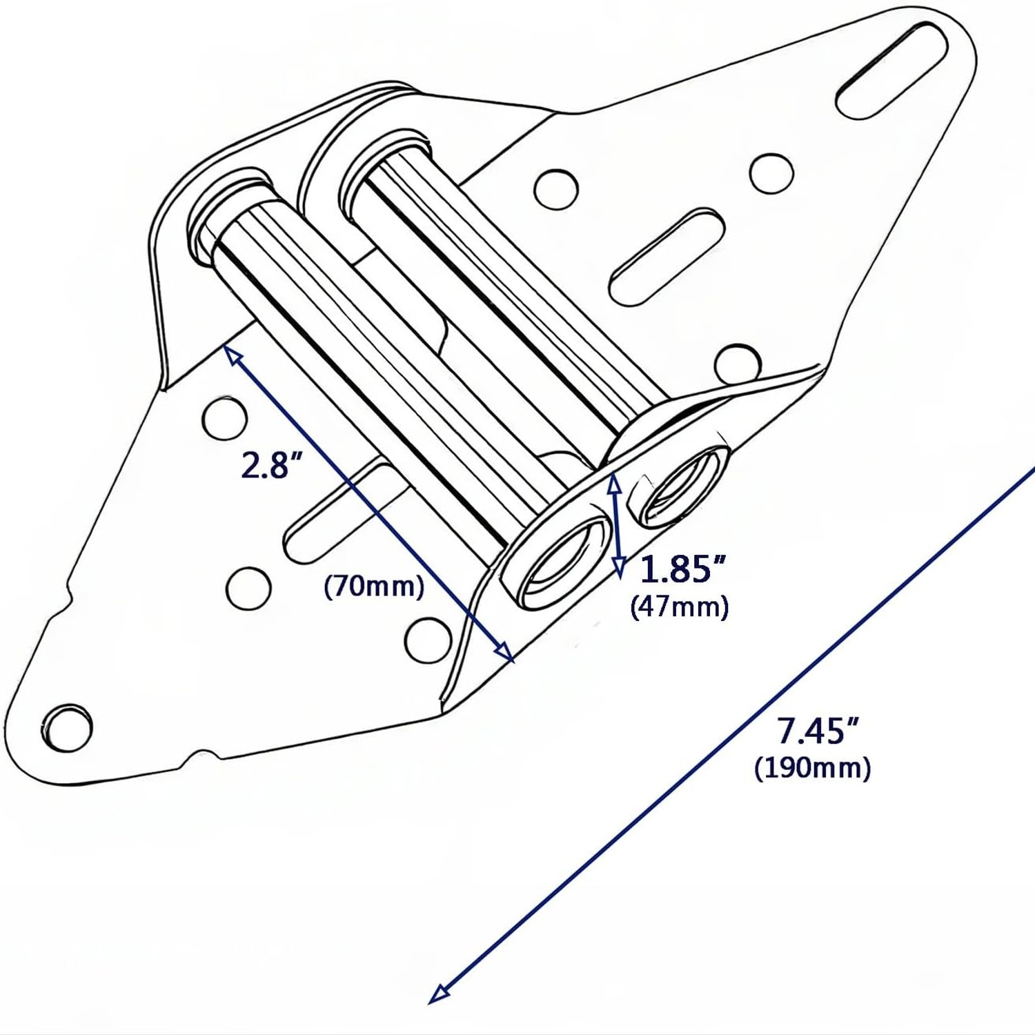 Jsionaction Number 3 Garage Door Hinges: image 3