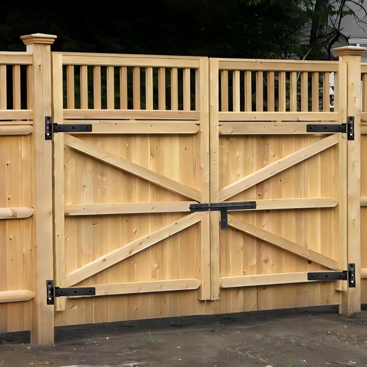 HFCENXIE 13 Inch Heavy Duty Gate Hinges